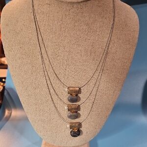 Ralph Lauren Sterling Silver Layered Necklace